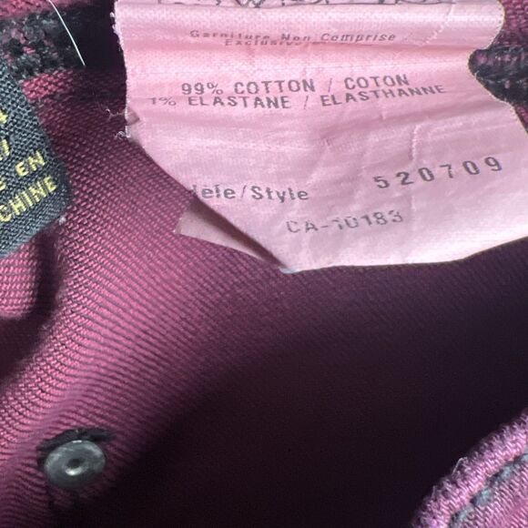 Cartise Denim Red Size 4 RARE Sample - Picture 6 of 8